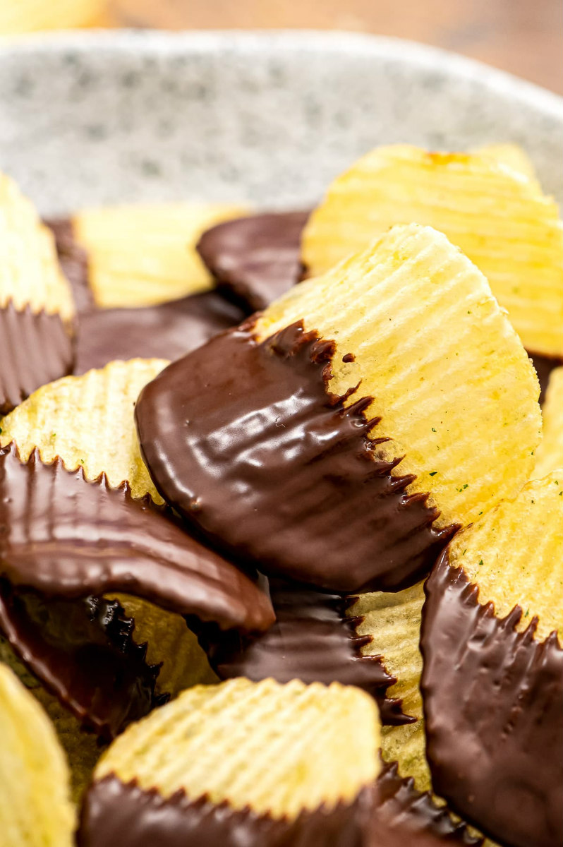 Chocolate Covered Potato Chips