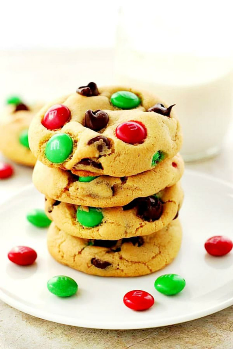 christmas MM cookies