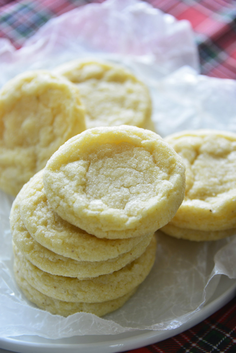 stacks of eggnog cookies