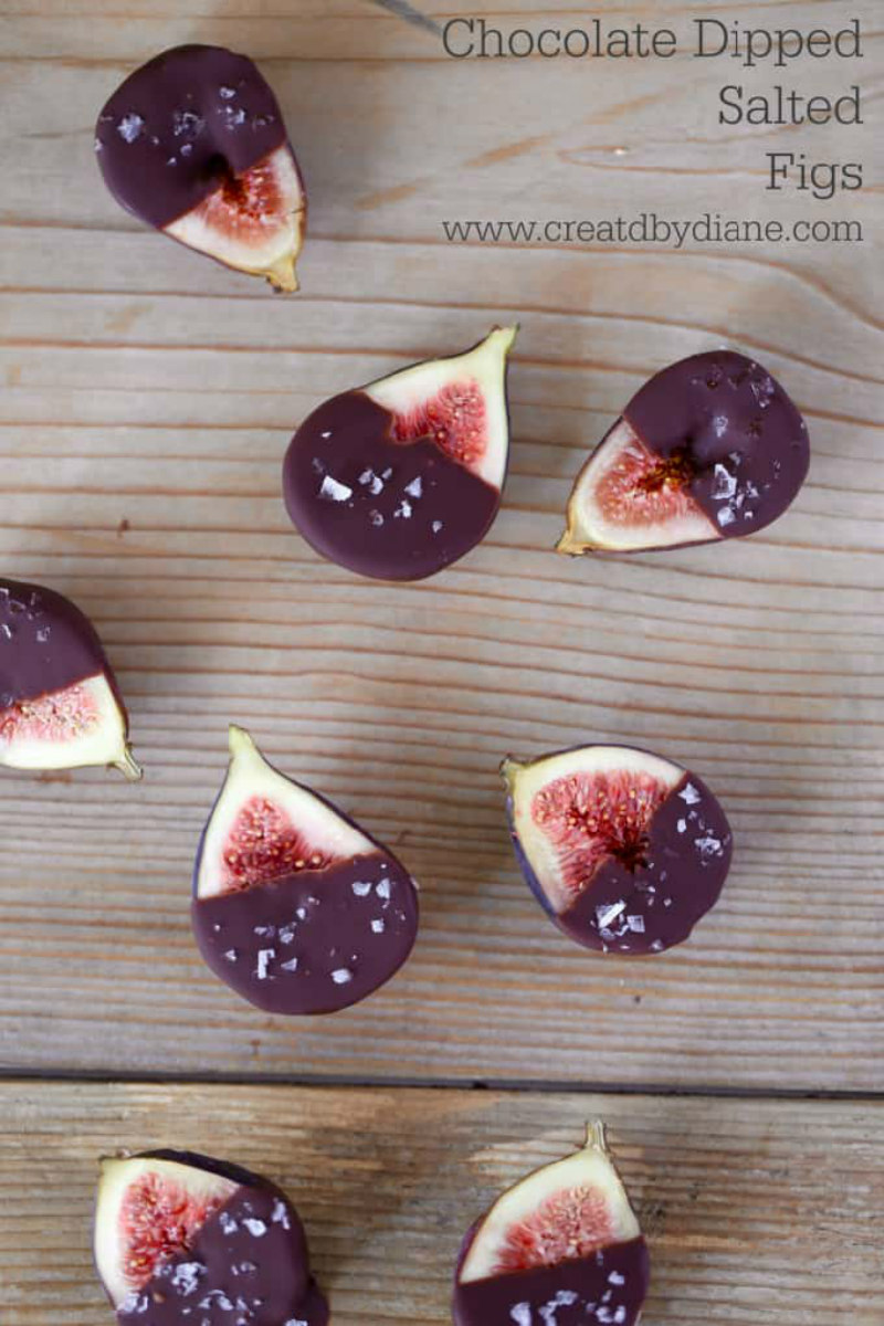 chocolate dipped figs