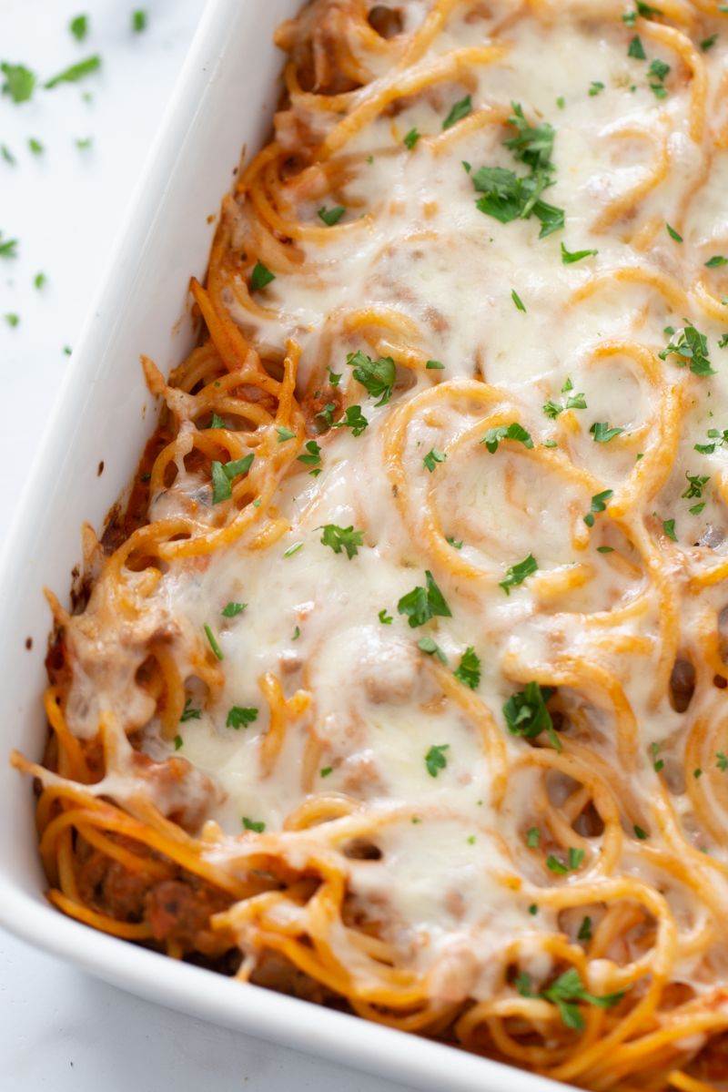 baked spaghetti casserole