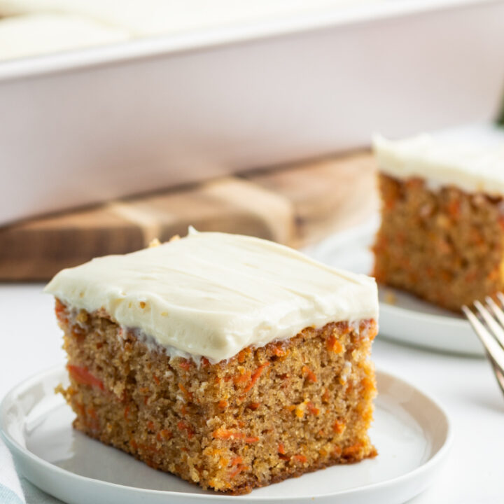 slice of carrot cake