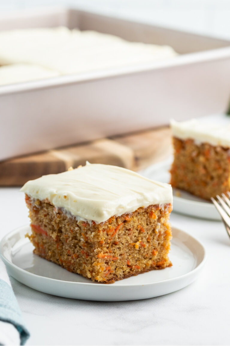 slice of carrot cake