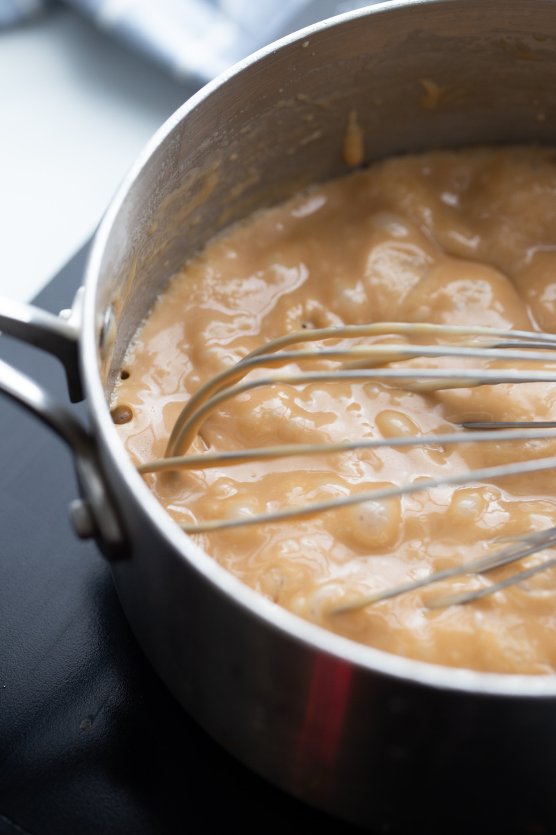 toffee bubbling away in a pot