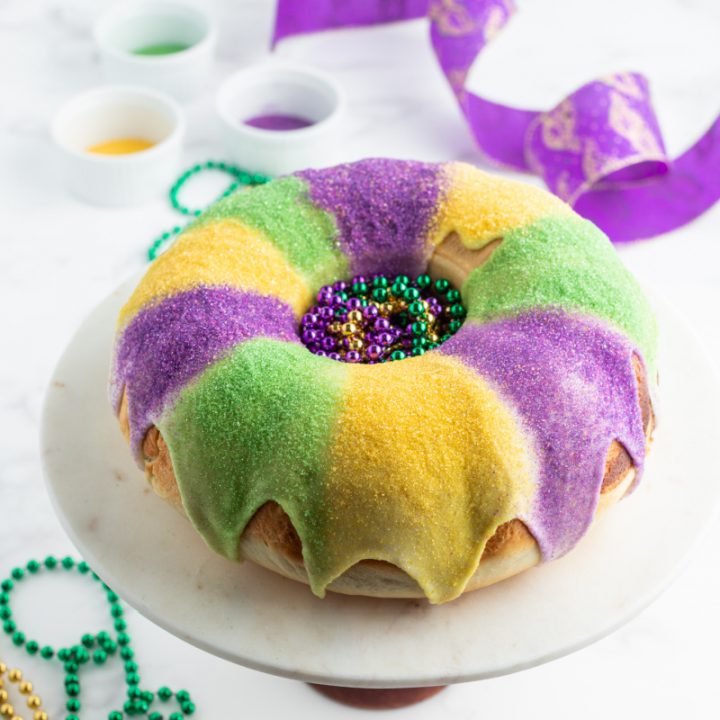 Mardi Gras Cookies - Soft and Cakey OwlbBaking.com