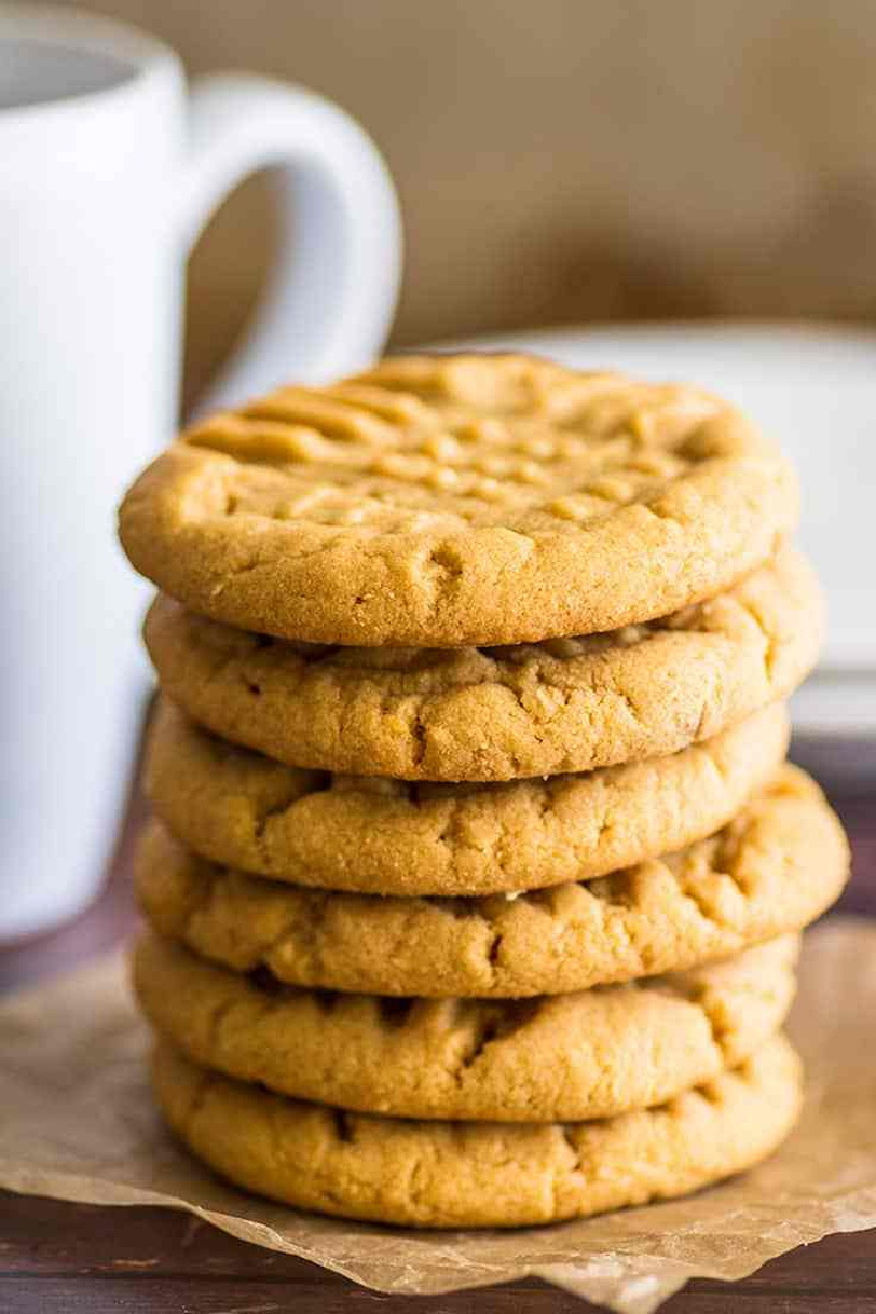 small batch peanut butter cookies