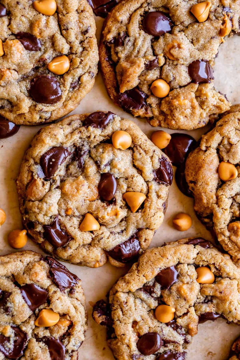 peanut butter butterscotch chocolate chip cookies