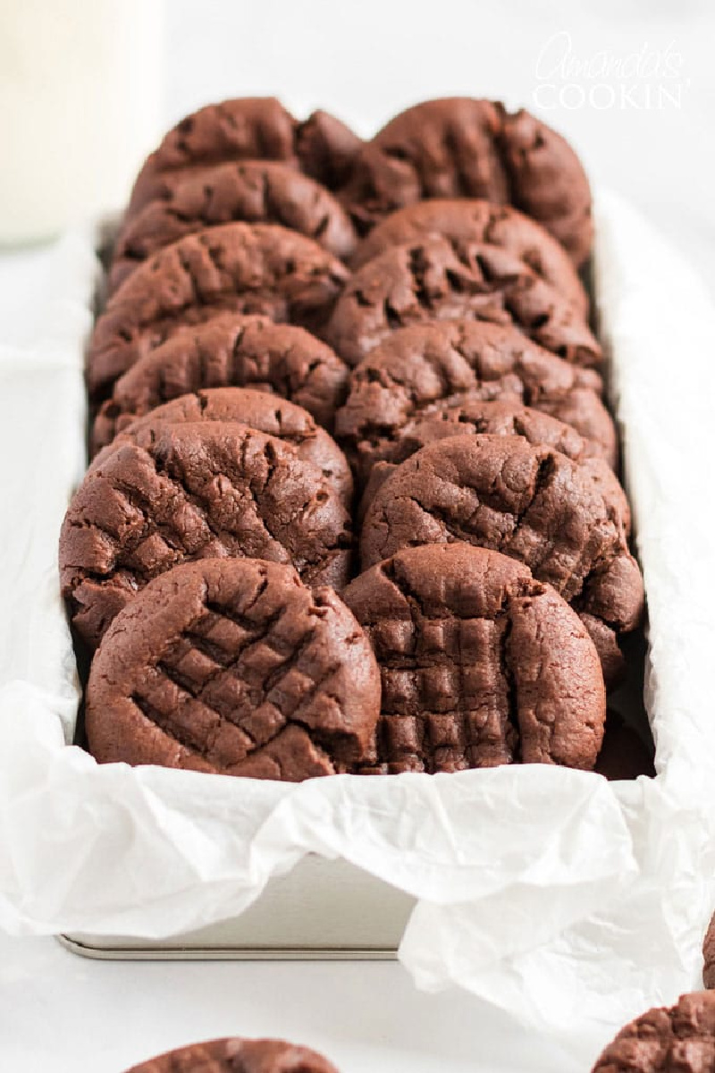 chocolate peanut butter cookies