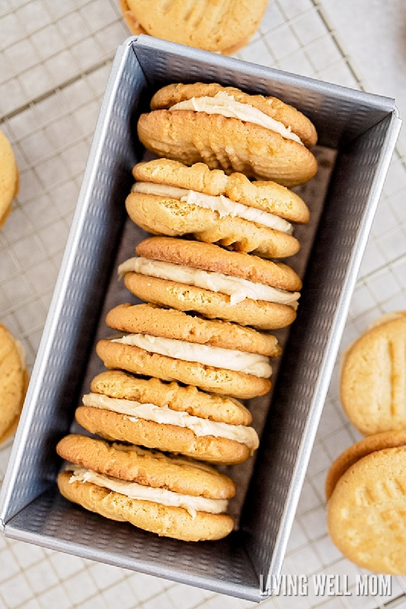 peanut butter sandwich cookies