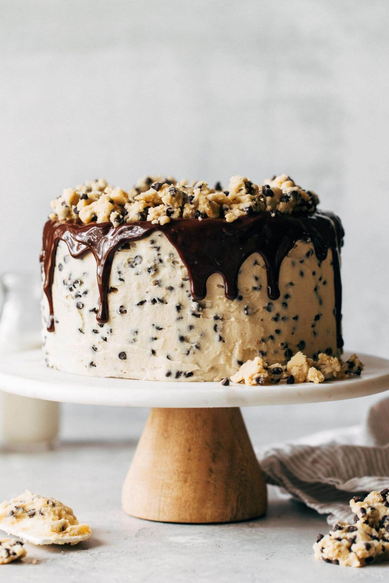 cookie dough cake