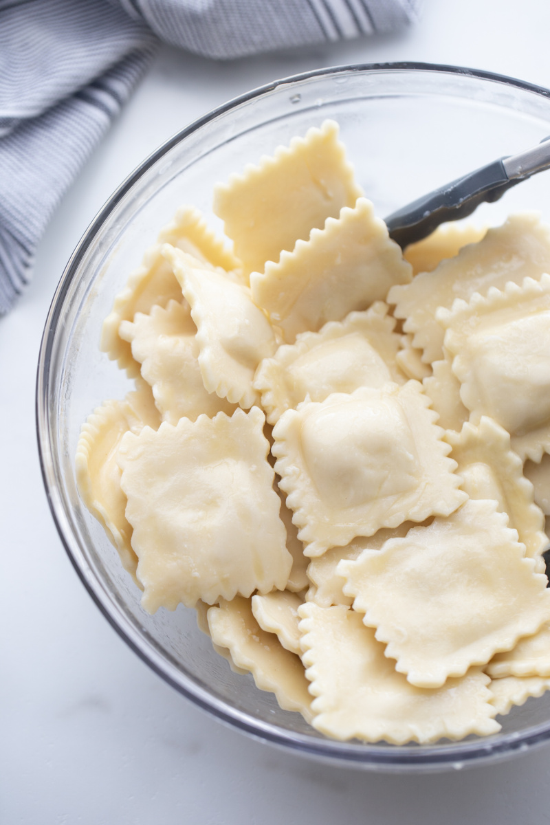 ravioli in a bowl