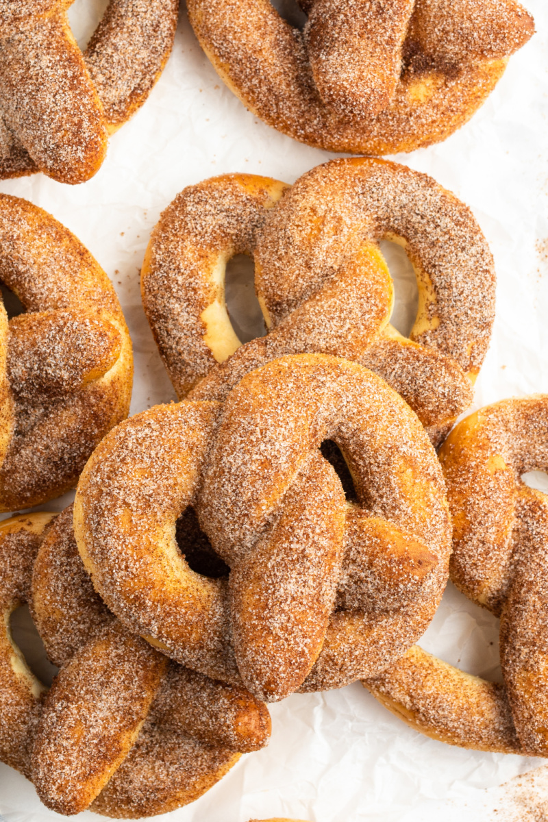 Cinnamon Sugar Soft Pretzels - Recipes For Holidays