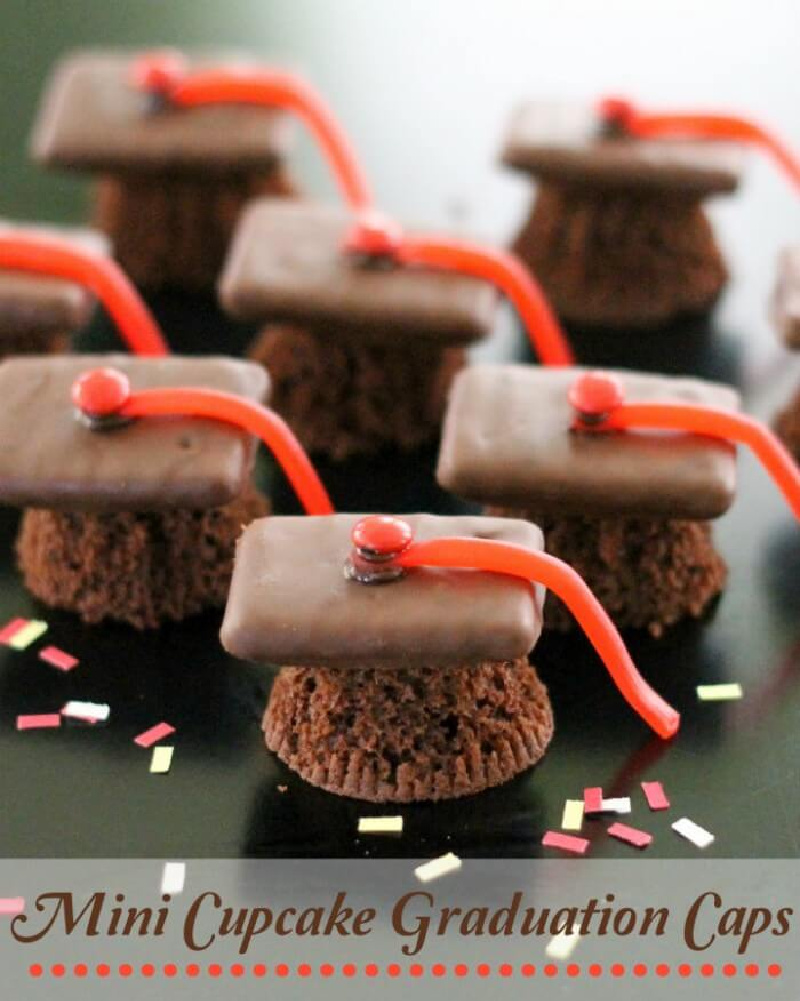 Mini Cupcake Mortarboards Recipe 