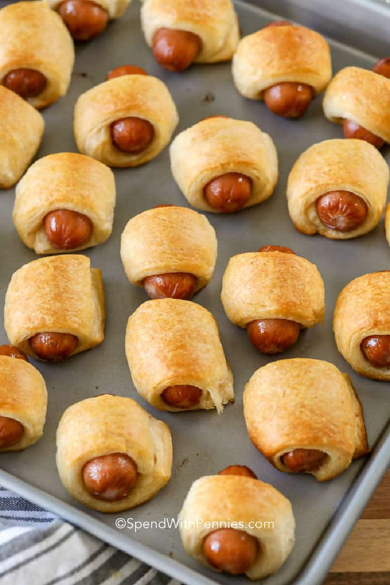 2 ingredient pigs in a blanket