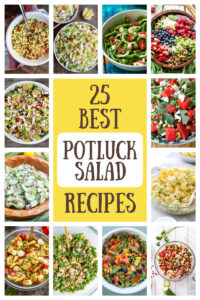 best potluck salads collage