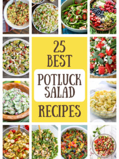 best potluck salads collage