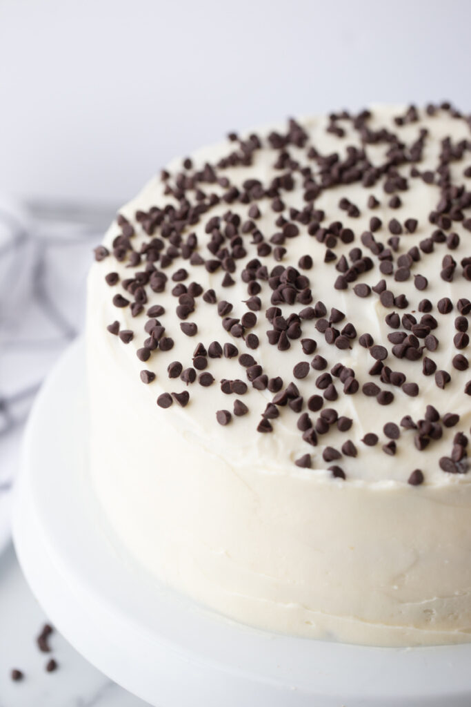 Chocolate Chip Cheesecake Cake - Recipes For Holidays