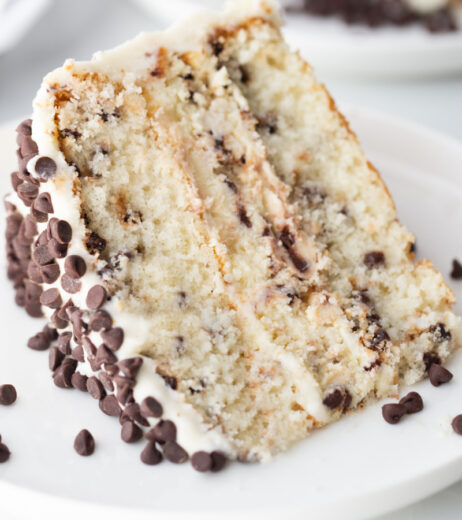 Chocolate Chip Cheesecake Cake - Recipes For Holidays