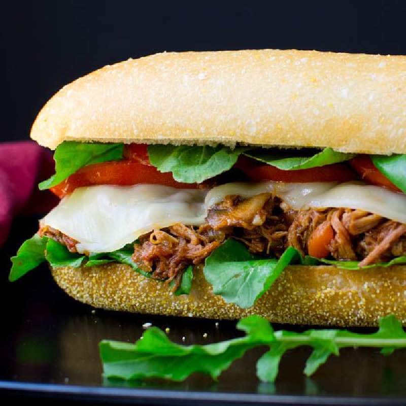 pork italian hoagie