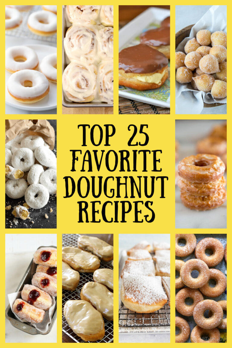 25 favorite doughnut recipes collage