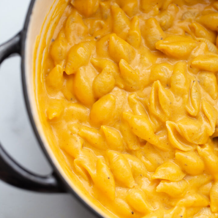 30 minute macaroni and cheese in a pan