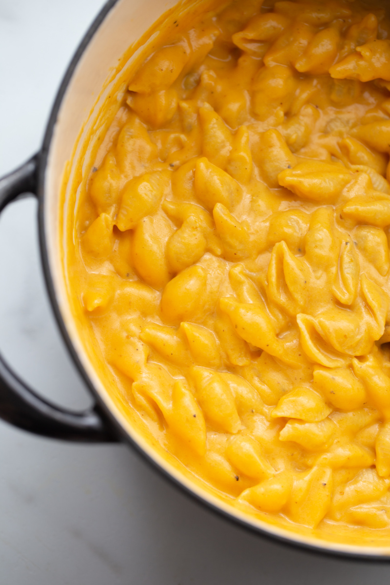 30 minute macaroni and cheese in a pan