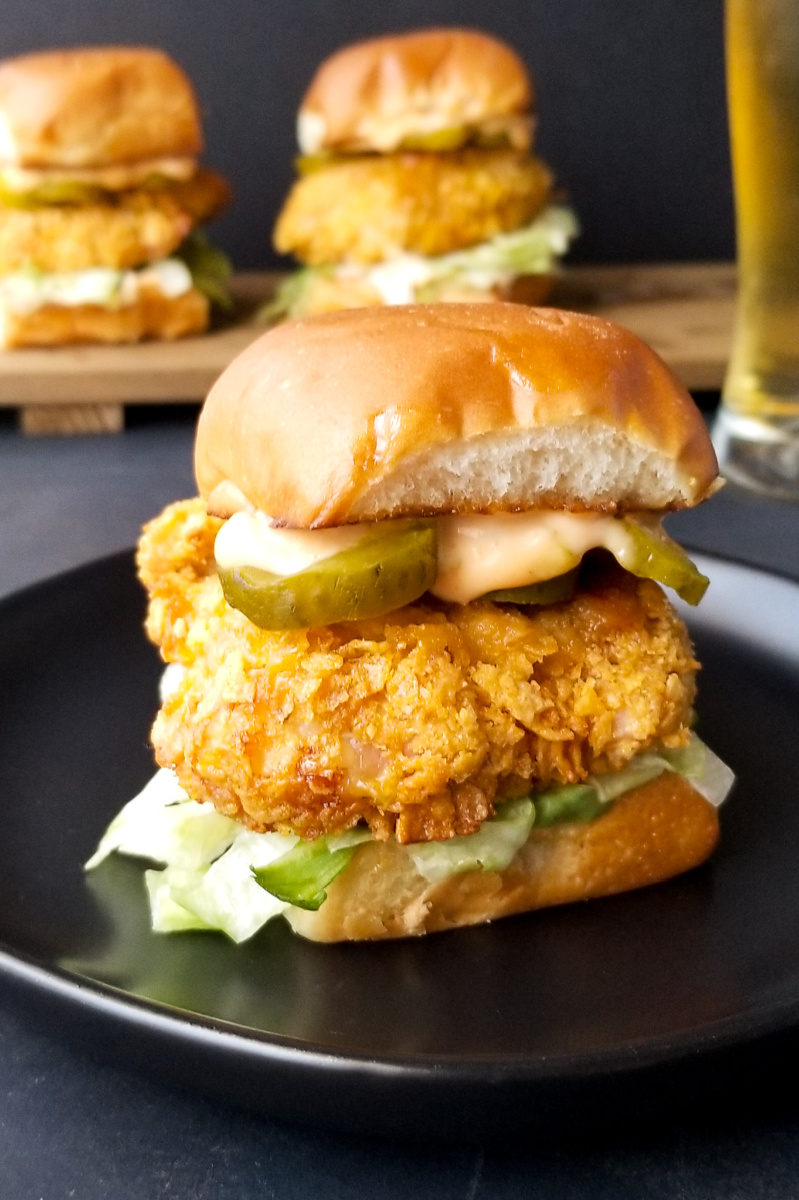 fried chicken slider