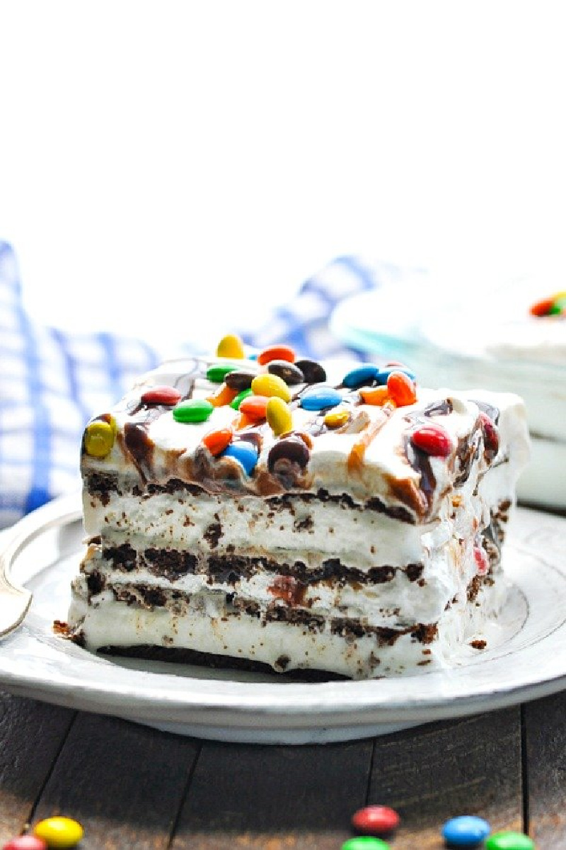 Triple Layer Chocolate Fudge Ice Cream Cake. - Half Baked Harvest