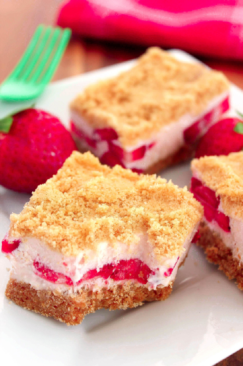 strawberry shortcake bars