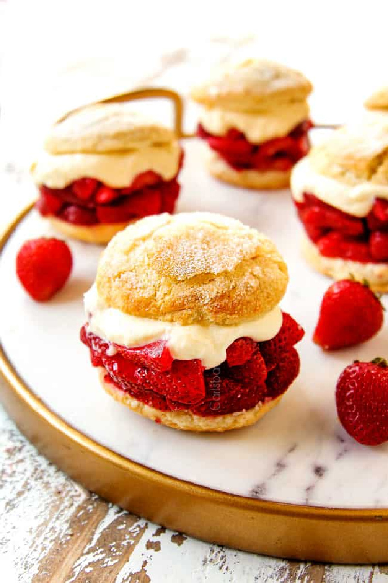 Strawberry Shortcake with Lemon Whipped Cream