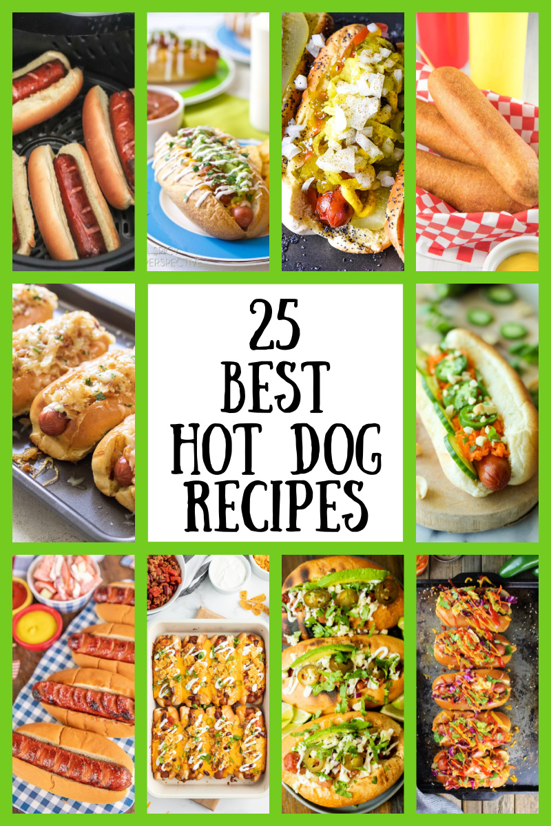 collage of best hot dog recipes