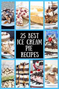 collage of best ice cream pie recipes