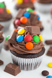 chocolate overload cupcake