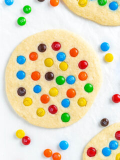 bakery style giant M&M Cookies