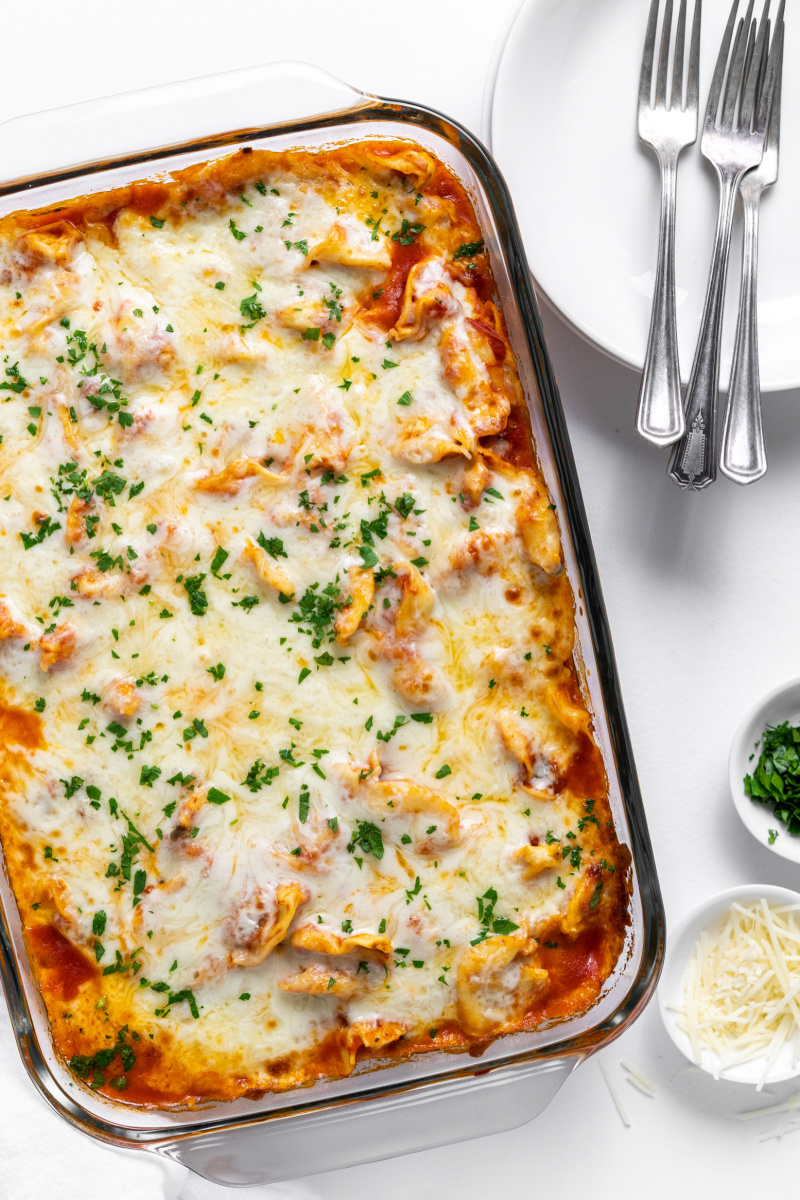 baked tortellini casserole