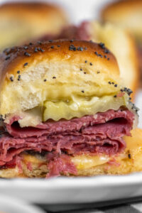 hot pastrami slider