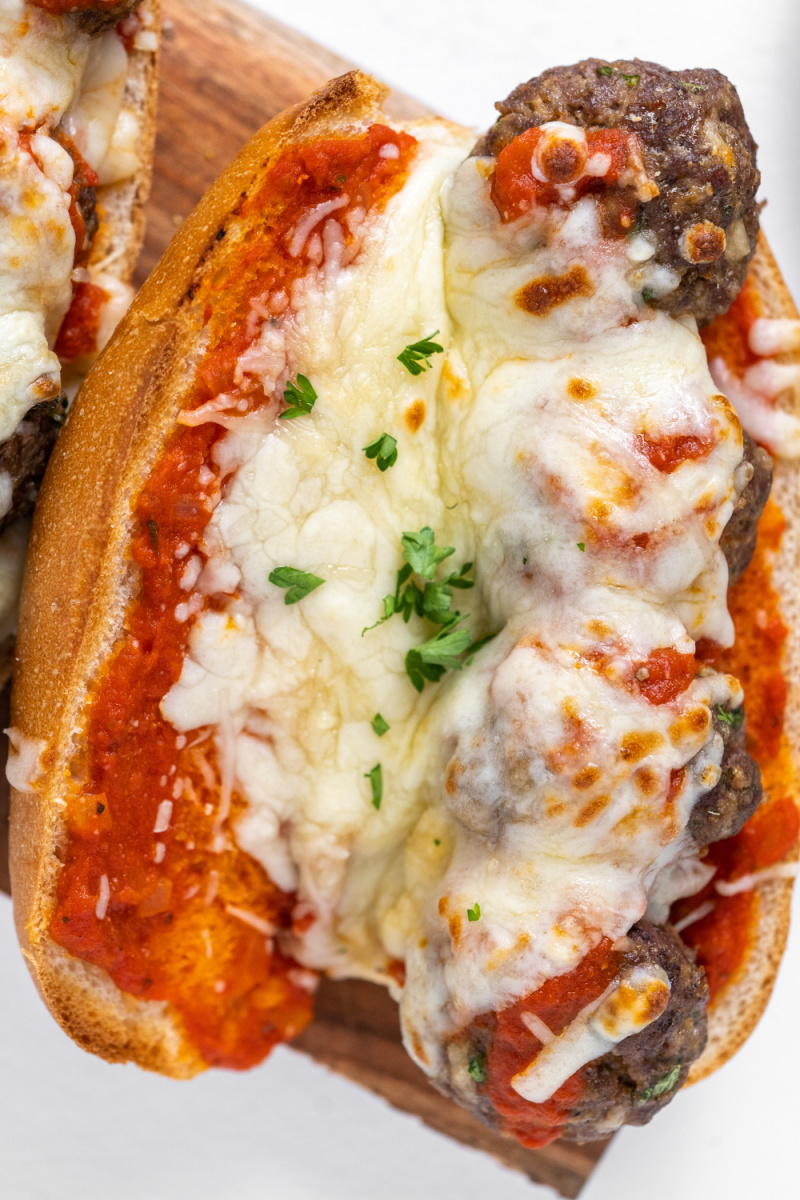 meatball sub open faced