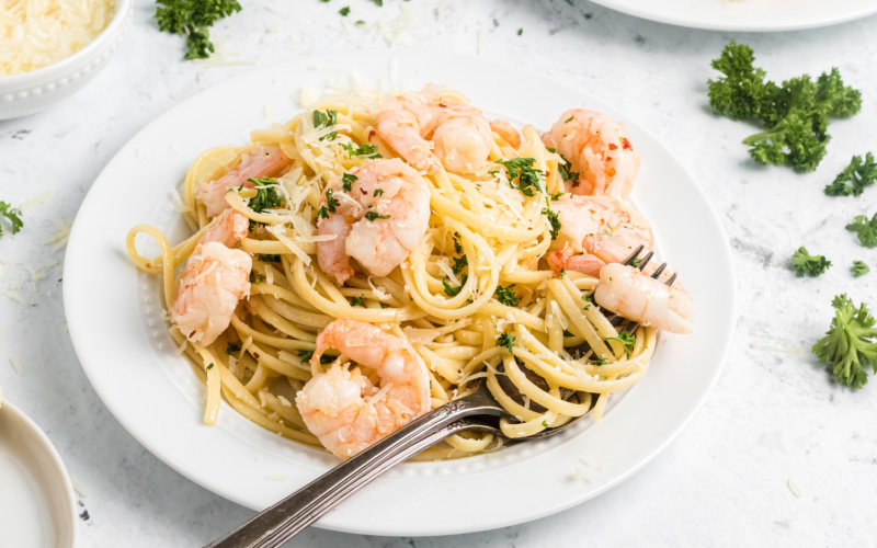 Shrimp Scampi Pasta - Recipes For Holidays