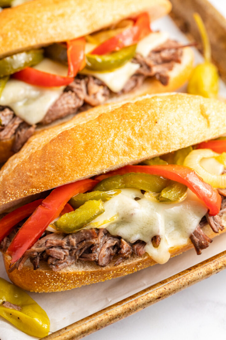 Slow Cooker Italian Beef Sandwiches - Recipes For Holidays