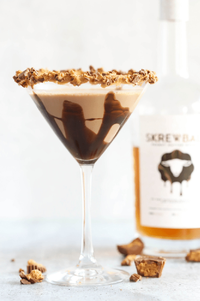 peanut butter cup whiskey martini