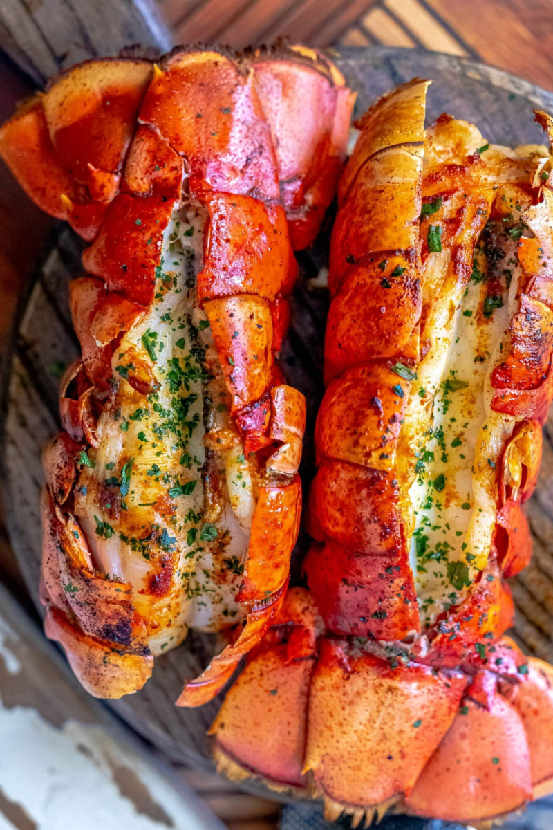 Two Grilled Lobster Tails