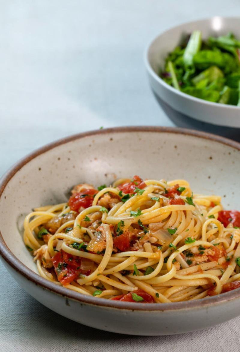 lobster fra diavolo in a bowl