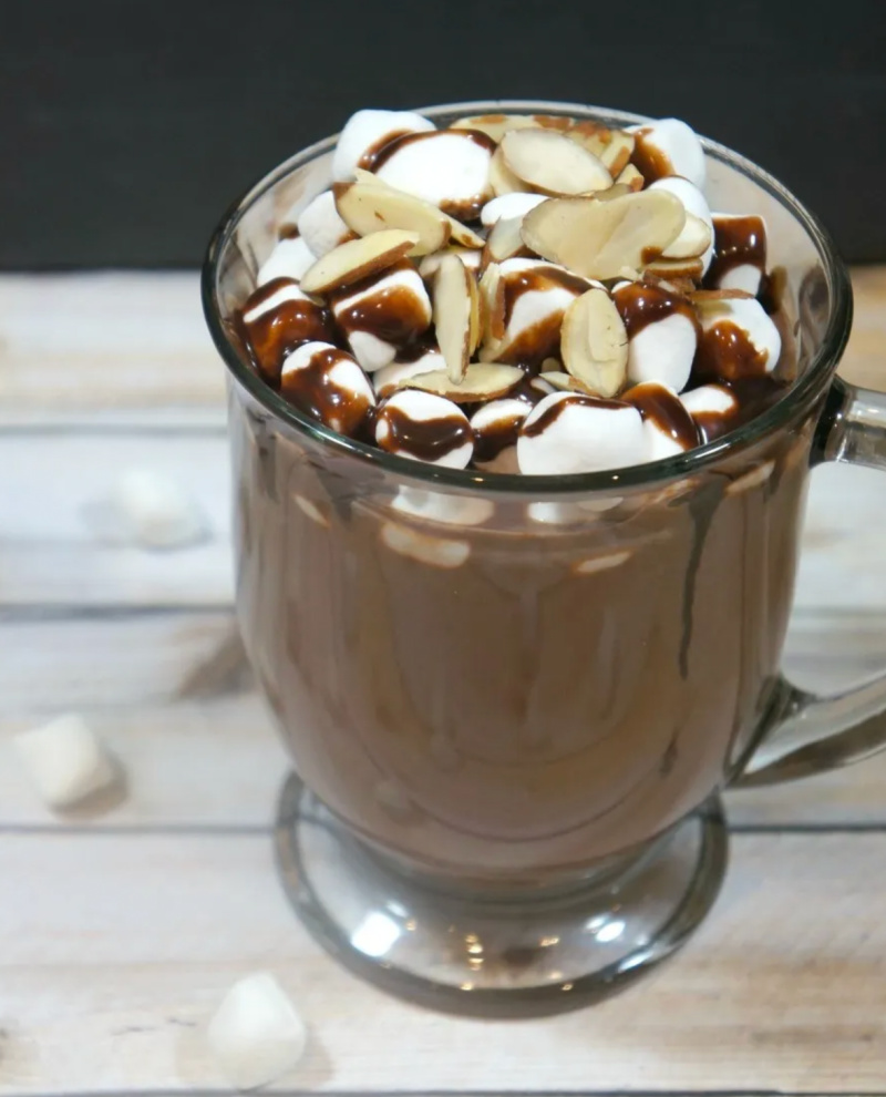 rocky road hot chocolate