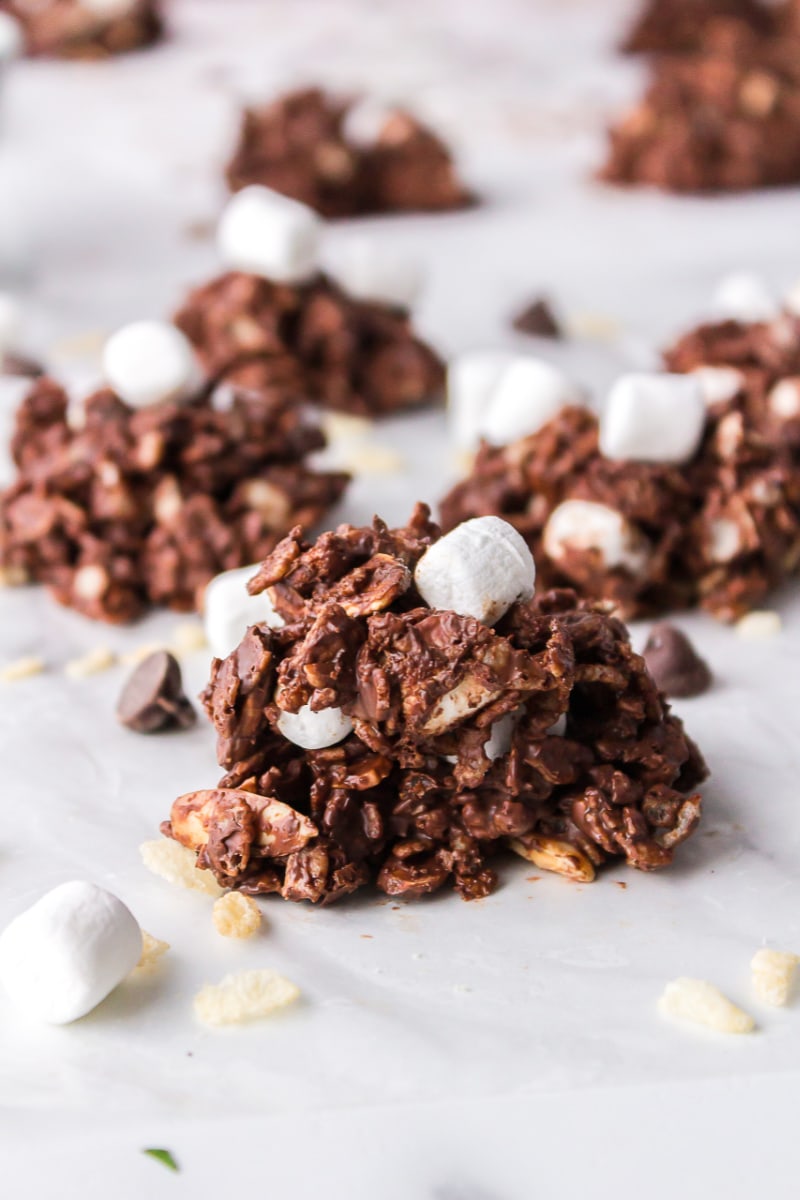 rocky road no bake cookies