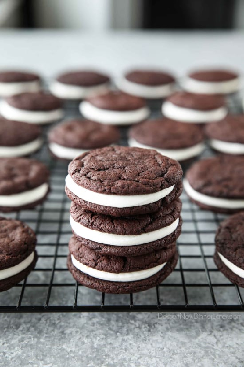 oreos stacked