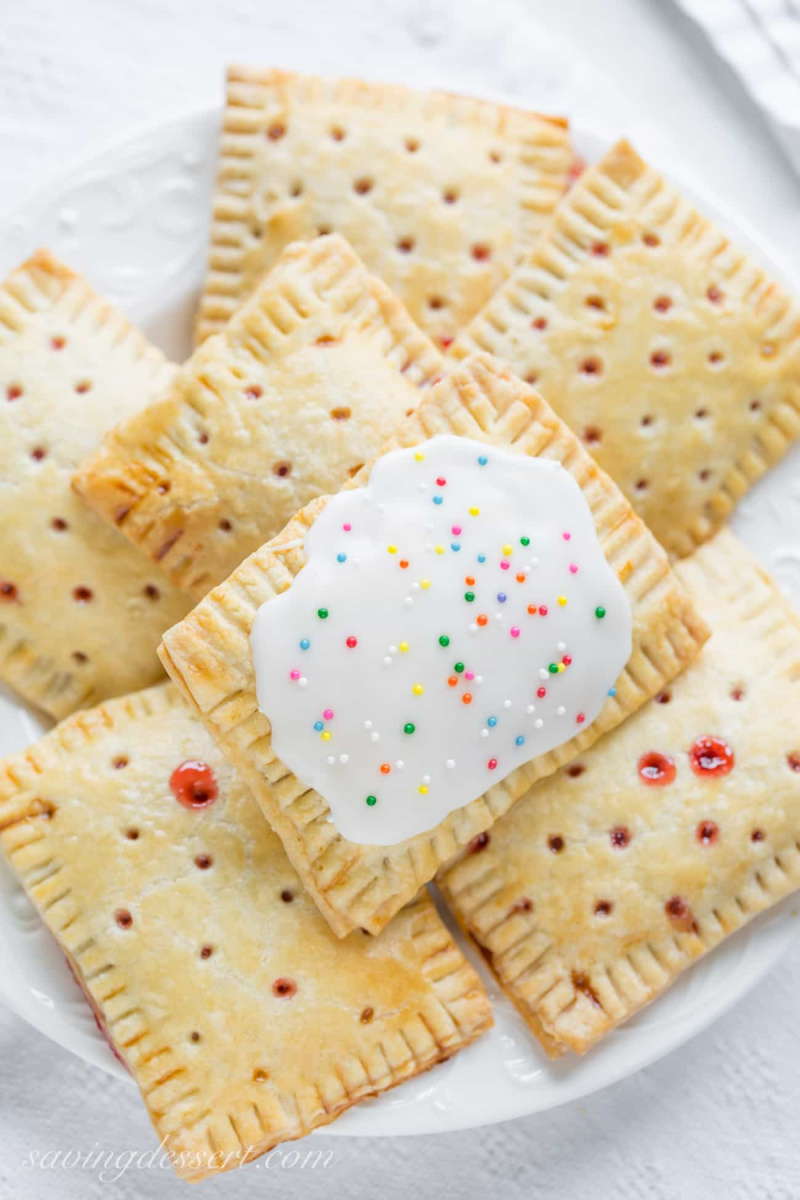 pop tarts displayed on a platter