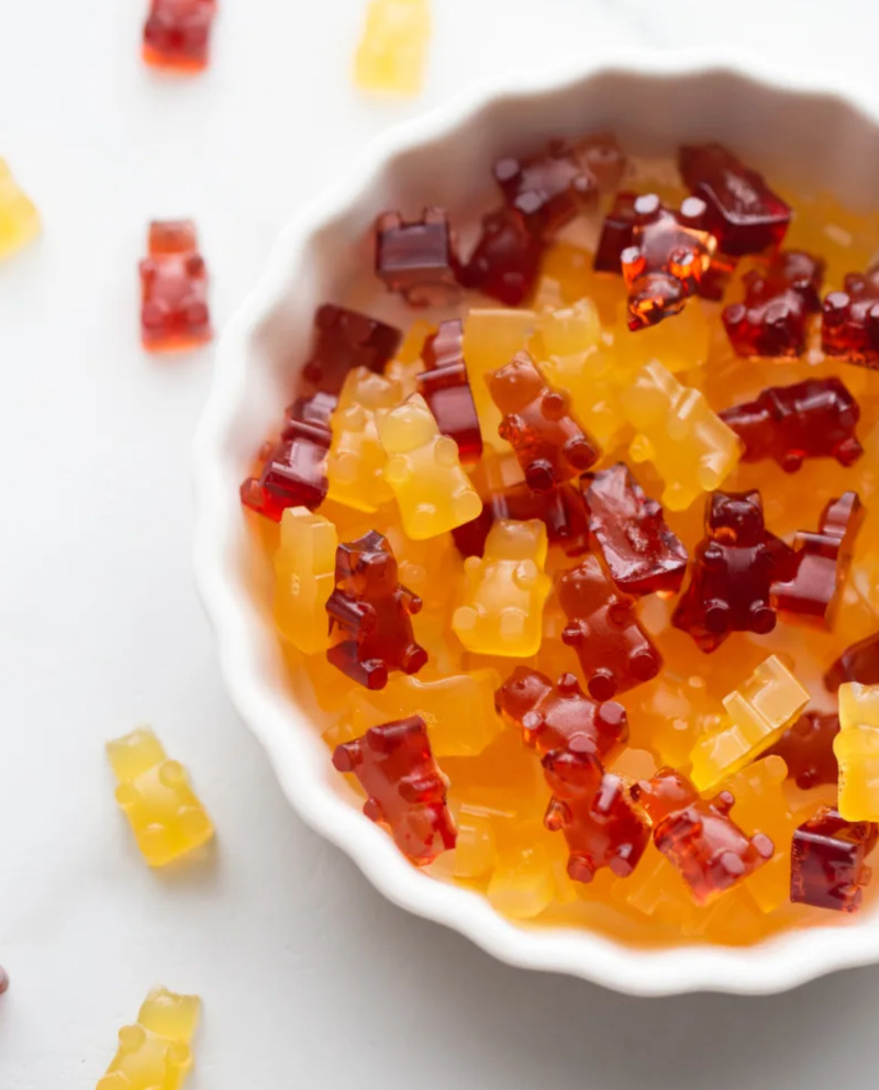 bowl of gummy bears