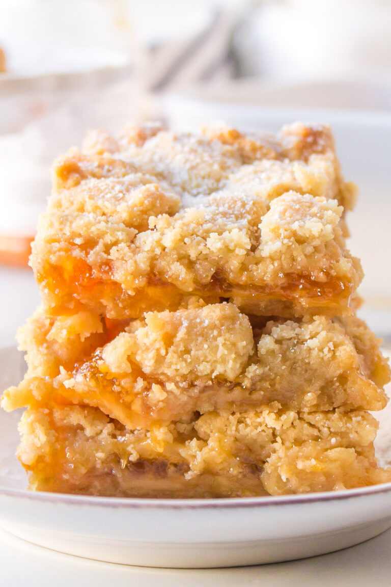 Apricot Shortbread Bars - Recipes For Holidays