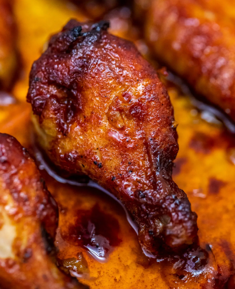 honey garlic chicken wings