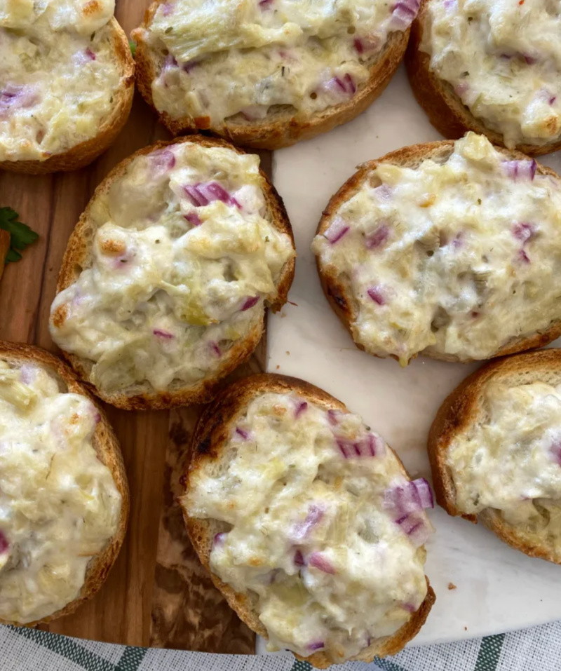 artichoke bruschetta